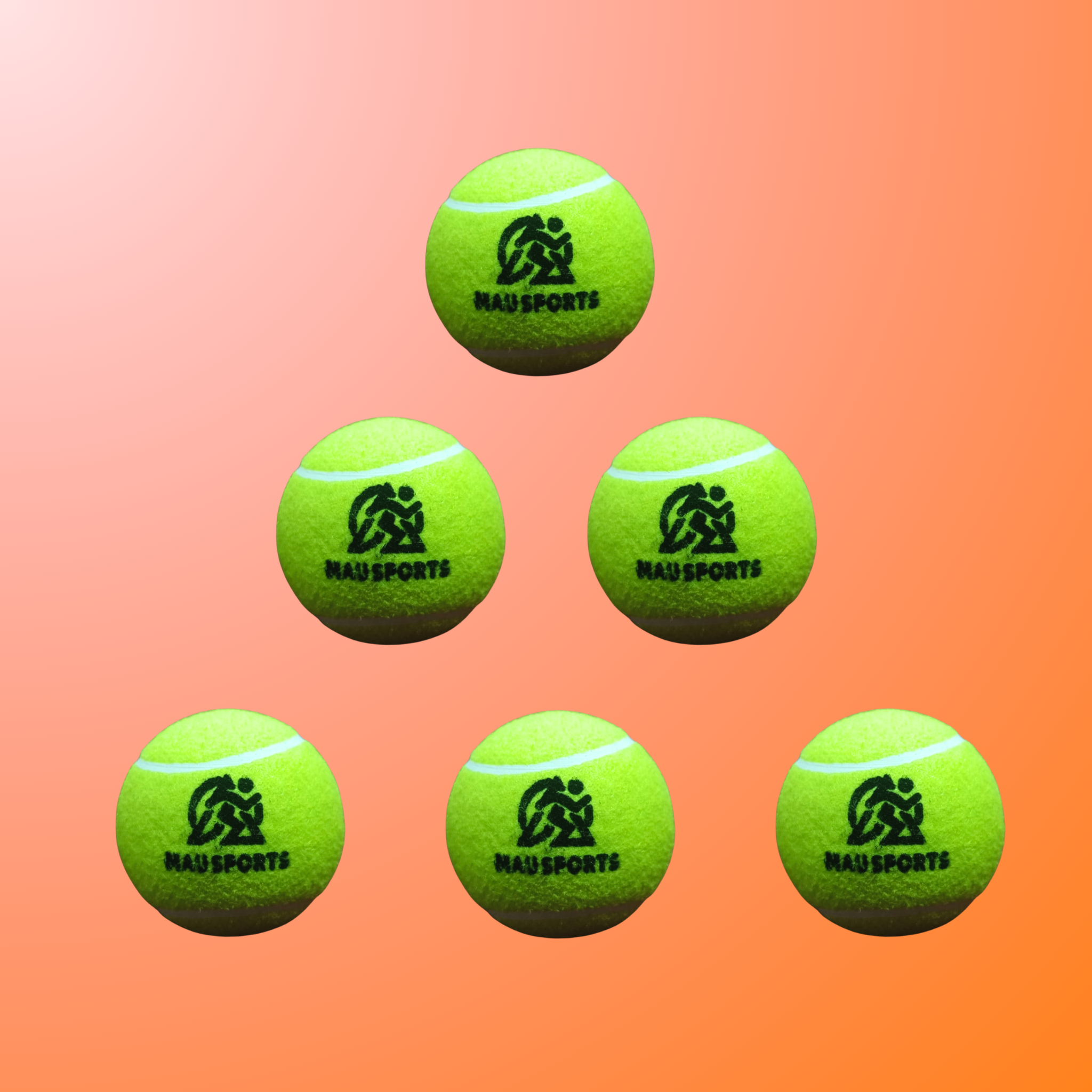 MAU Sports Heavy Tennis Ball - High Visibility